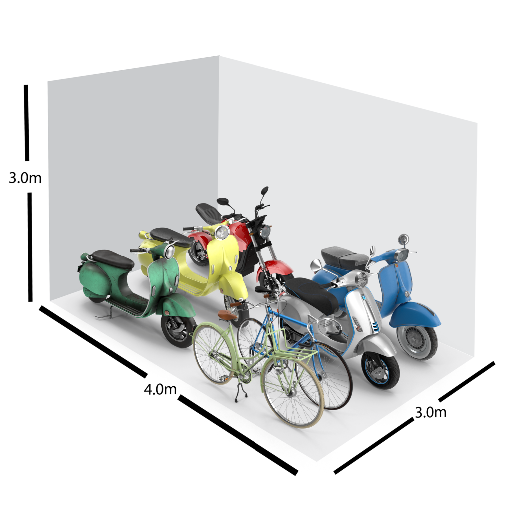 scooters and bicycles